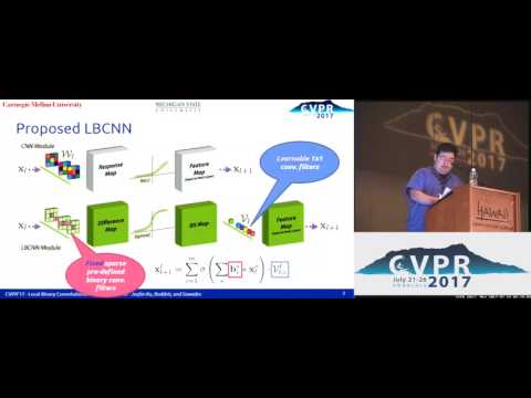 Local Binary Convolutional Neural Networks | Spotlight 3-1A
