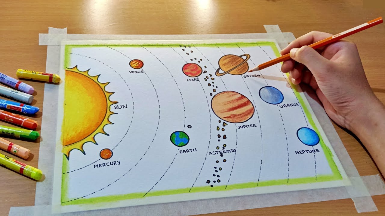 The solar system diagram hi-res stock photography and images - Alamy