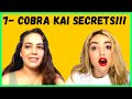 Cobra Kai Secrets by Sam and Tory (Mary Mouser and Peyton List) interview