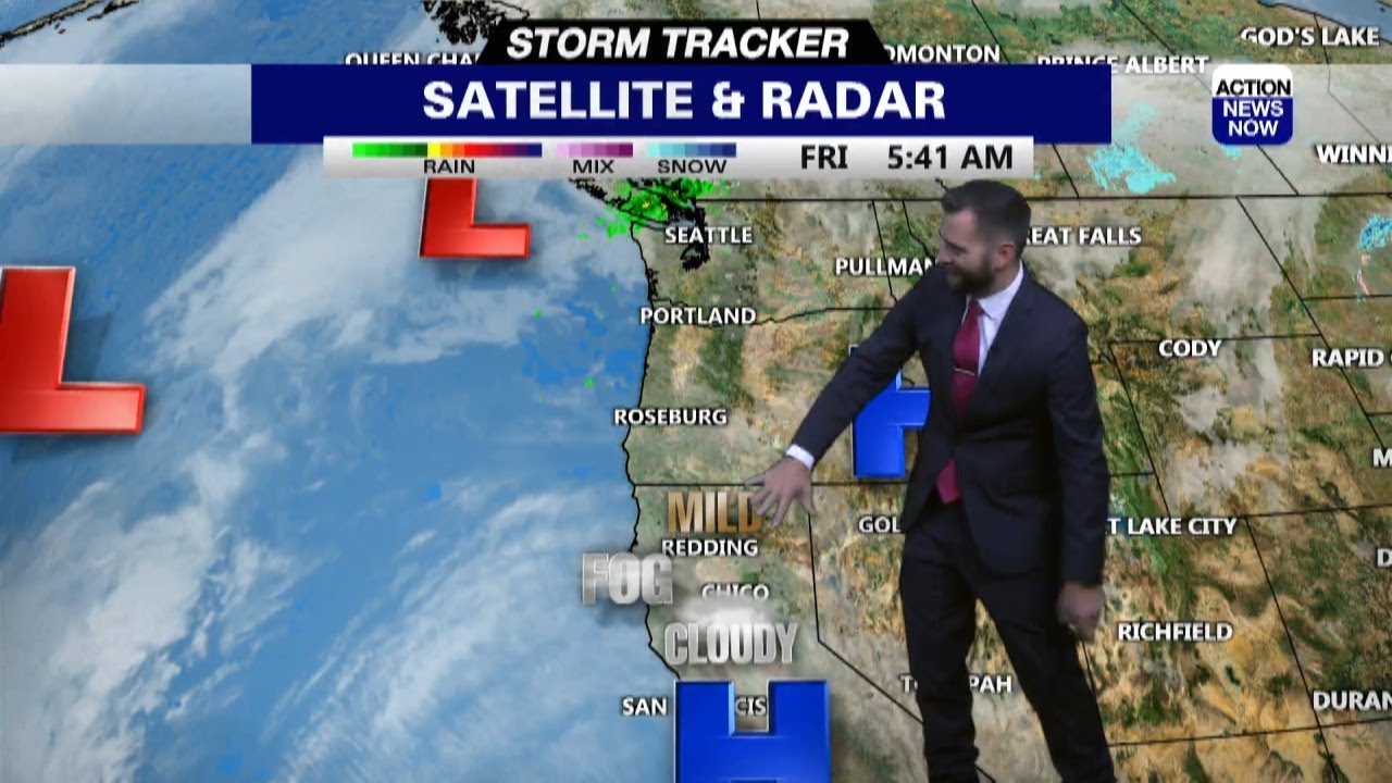 Storm Tracker Forecast: Mild Friday, but wet & cooler weather is ahead ...