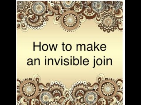 Enchanted Pathways -How to knit an Invisible join in the round