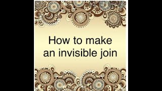 Enchanted Pathways -How to knit an Invisible join in the round