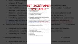 #Ctet 2026 syllabus#ctet paper 2 syllabus#ctet complate syllabus..