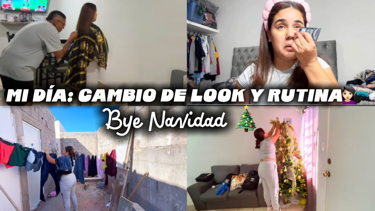 Bye navidad 🎄, hola rutina😏/ otro pequeño cambio 💇🏻‍♀️💈