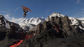 Riding Boar and Dragon at Volcanic Castle #SpringSaleShorts