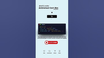 Animated Add To Cart  Button using css #webdevelopment #css #html #css3 #htmlcss #webdesign