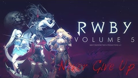 RWBY  AMV Never give up