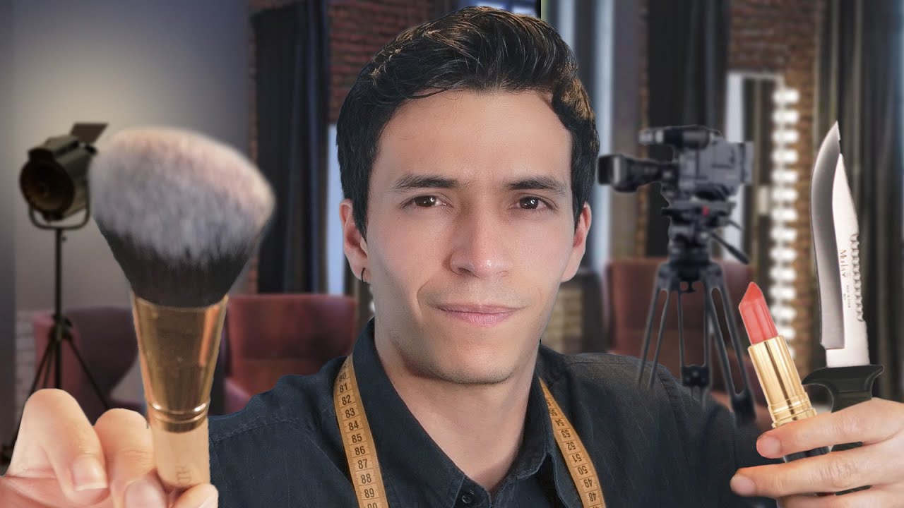Maquillaje de Película 🎥 Bienvenido al Camerino ASMR