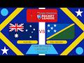 Australia 🇦🇺 vs Islas Salomón 🇸🇧 Grupo B