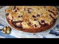 Сливовая бомба! Немецкий пирог со сливами /Pflaumenkuchen,очень  вкусно!