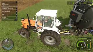 FARMING SIMULATOR 25 proljetno junisko gnojenje njive sa FIAT 1300 DT