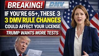 BREAKING! If You’re 65+, These 3 DMV Rule Changes Could Affect Your License