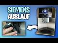 Siemens Kaffeemaschine Auslauf reinigen - Kaffeevollautomat Anleitung