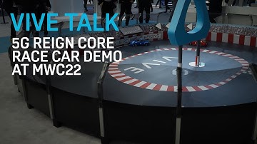 VIVE TALK - 5G REIGN Core Race car demo at #MWC22
