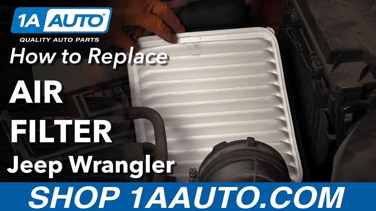 How to Change Air Filter 06-18 Jeep Wrangler - YouTube