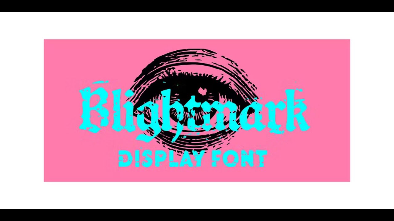 Blightmark: Bold Display Font Duo for Punk and Rebellious Designs