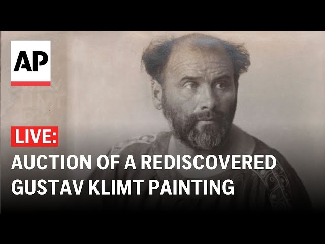 LIVE: Auction of a newly rediscovered Gustav Klimt painting