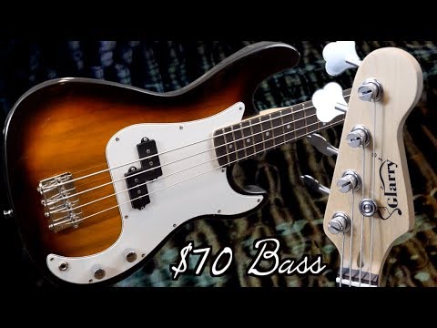 a-$70-budget-bass---is-it-worth-having-around?-|-glarry-gp-electric-4-string-bass-guitar-sunset