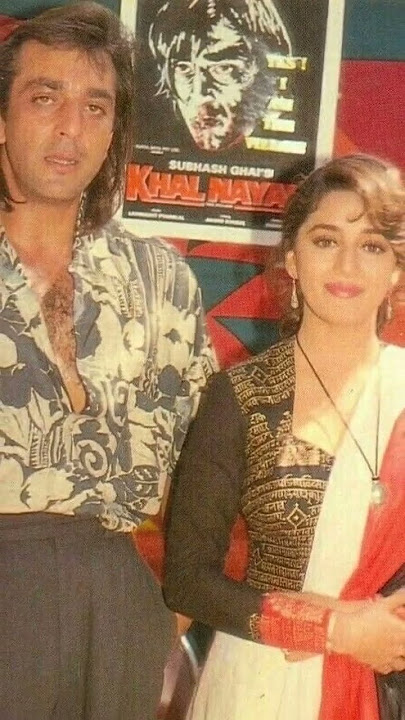 love story of sanjay dutt and madhuri dixit 😍🥰  #sanjaydutt #madhuri