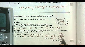 8.2 Angles in Polygons