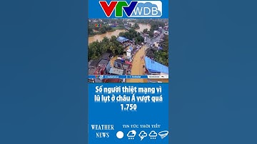 Số người thiệt mạng vì lũ lụt ở châu Á vượt quá 1.750 | VTVWDB