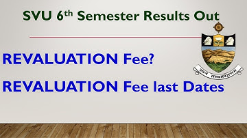 SVU B.Sc., 6th semester Results-2022 out | UG Results| HSR bioinfo #shorts