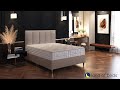 Millbrook Knightwood Fabric Super King Size Bed Frame Video