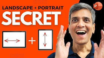 Combine Landscape & Portrait Slides in the same PowerPoint Presentation