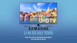 SAMSUNG 55″ 7000 Series – 4K Ultra HD Smart LED TV – 2160p, 120MR (Model#: UN55KU7000) SAMSUNG UN55KU7000 ( KU7000 ) 4K UHD TV // FULL SPECS REVIEW #SamsungTV