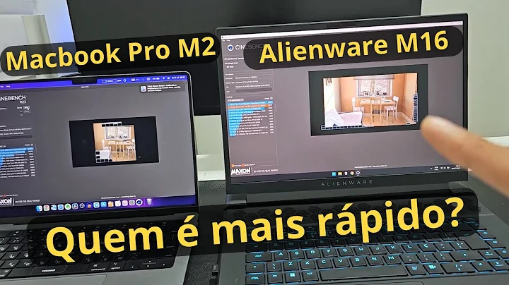 Comparaison Cine Band : Macbook M2 Pro vs Alienware M16