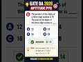 GATE DA PYQ||Can You Solve This in 5 Seconds? 🔥 GATE DA 2026 Aptitude PYQ | #Shorts #gate2027 #maths