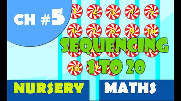 Chapter 5 + Sequencing 1 To 20 + Nursery Syllabus + Maths + kids learning + kids Education