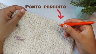 Ponto de croche em forma circular