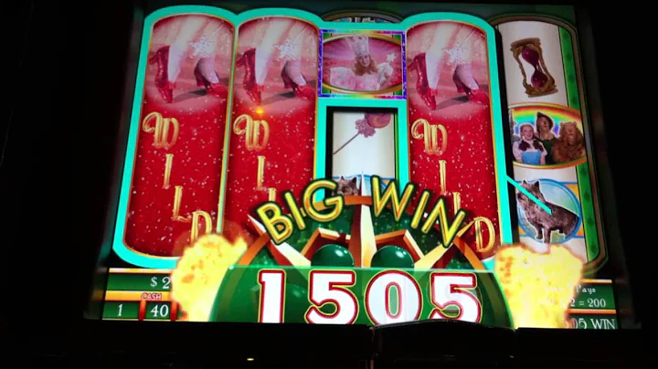 Wizard of Oz Glenda Bonus Feature Spin Big Win
