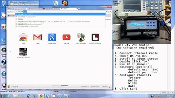 Model 745 Femtosecond Digital Delay Generator - Web Control