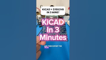 KiCAD in 3 Minutes