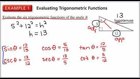 9.1 Right Triangle Trigonometry