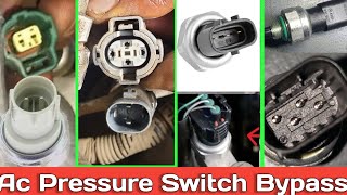 How To Bypass 2 Wire 3 Wire & 4 Wire Ac Pressure Switch