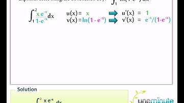 Intégration Par Parties - Une Minute Pour Comprendre - TS - 8