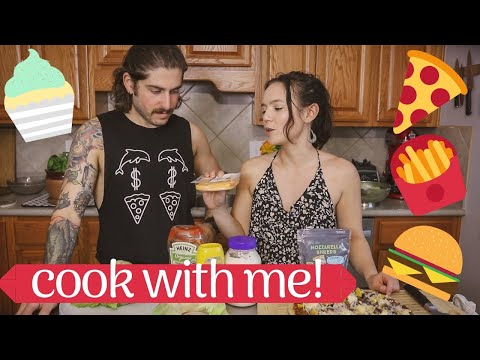 Cook with Me! Vegan Pizza amp Cheeseburgers Birthday Cheat Day