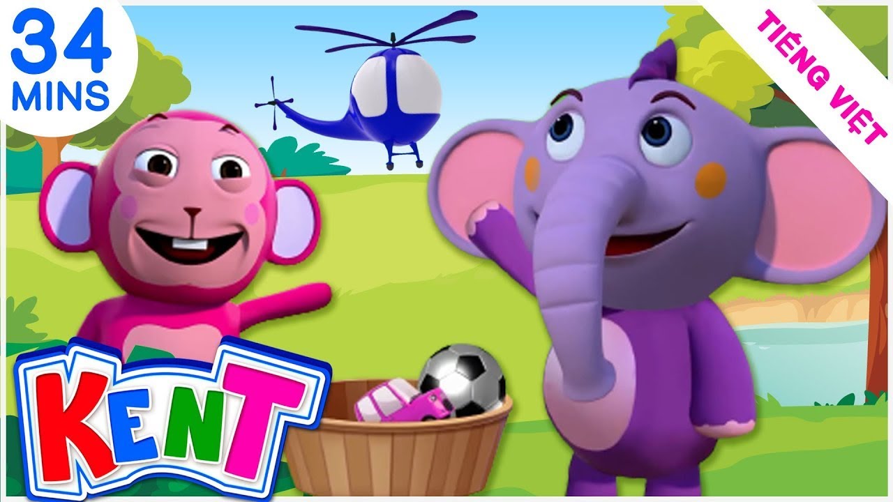 ⁣Johny Johny vâng bố | Johny Johny yes papa | Nhạc thiếu nhi | Kent The Elephant