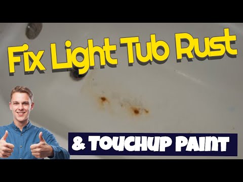 How To Fix Light Rust Touch Up Paint A Bathtub You
