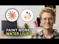 How to Paint Claude Monet Water Lilies - Step by Step 2026