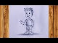 How to Draw a Cute Cartoon Boy 🙍||Step by Step Pencil drawings #art #cute #boydrawing #face