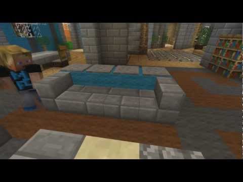 Minecraft Furniture Guided Mansion Tour Part 1