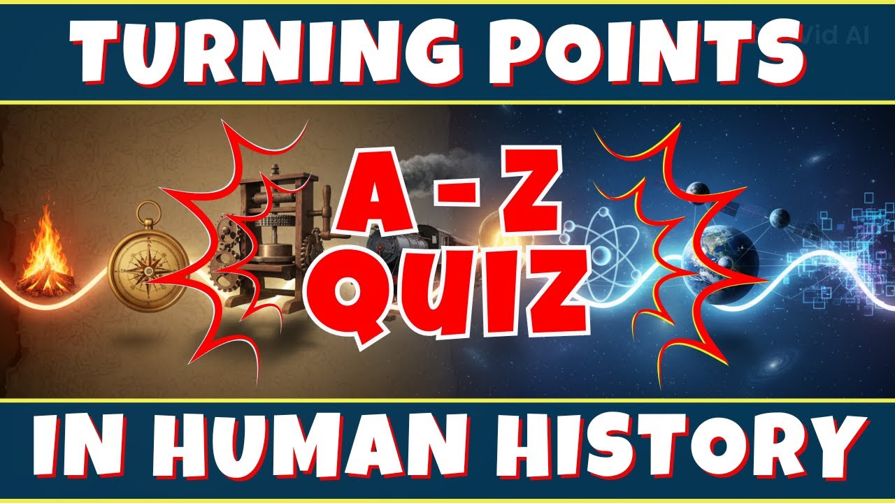 Викторина от А до Я: События и изобретения, изменившие мир | Общие знания об алфавите