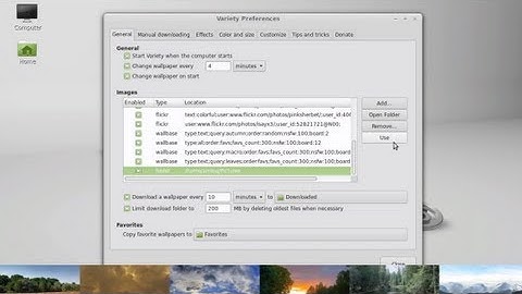 Variety Wallpaper Changer For Linux Mint (Ubuntu) : Change Desktop Background Automatically