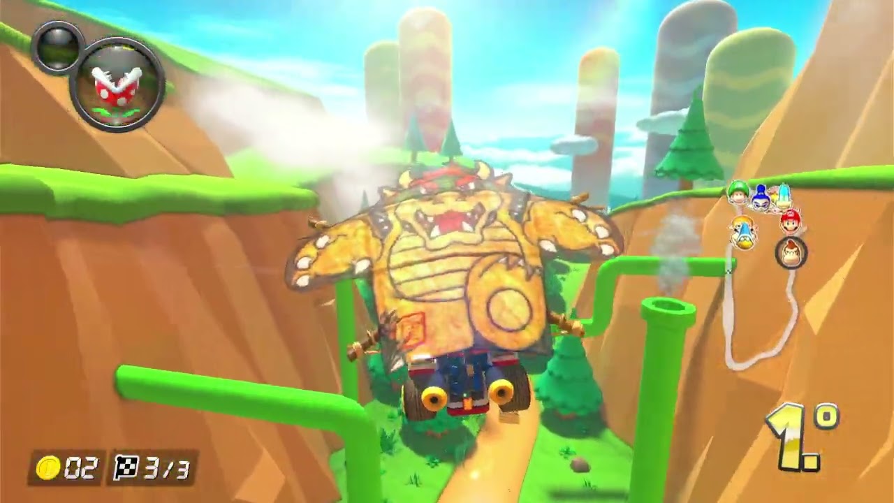 Mario kart 8, parte 17 taça pedra.