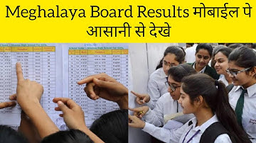 Meghalaya HSSLC result 2021 result declared online