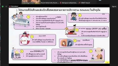 2568-02-13 ประชุมชี้แจงและแจ้งการพัฒนาโครงการ NHSO Digital Platform